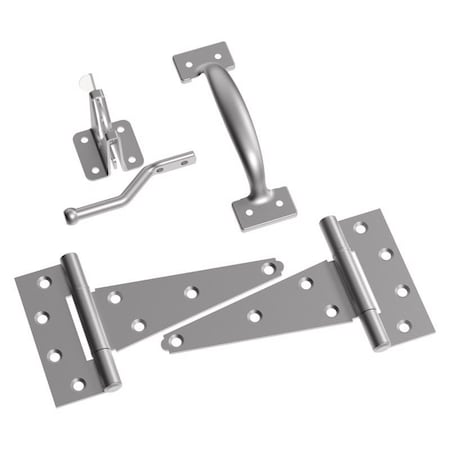 National Hardware National Hardware Galvanized Silver Steel T-Hinge Gate Kit 1 pk N166-008